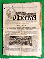 Almada - Jornal O Incrível Nº 2, 1 Novembro De 1927 - Imprensa - Publicidade - Portugal - Informations Générales