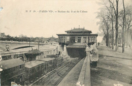 PARIS 07 Arrondissement  Station Du Pont De L'Alma ( état) - Transporte Público