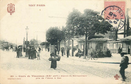 PARIS LE METROPOLITAIN  TOUT PARIS Cours De Vincennes Station Du Metro - Stations, Underground