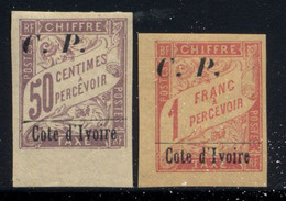 Côte D'Ivoire - Colis Postaux YT N° 12/13 Neufs Avec Charnière. N° 12, Signé Reine. TB - Unused Stamps