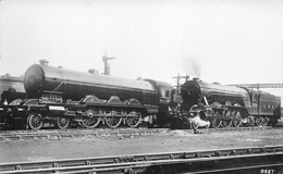 ¤¤   -    Chemin De Fer Du ROYAUME-UNI    -  Carte-Photo D'une Locomotive à Vapeur  -  Train   -   ¤¤ - Trenes