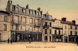 CP Etampes - Hotel Des Postes - Cachet De Service Des Fabrications De L'aviation - 1918 - Etampes