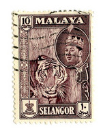 10754 Selangor 1961 Scott # 119 Used OFFERS WELCOME! - Selangor