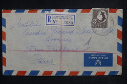 AUSTRALIE - Enveloppe En Recommandé De Castlereagh Pour Paris En 1950 - L 122248 - Marcofilia