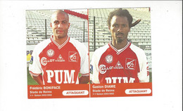 THEME SPORTS FOOT  STADE DE REIMS  DIAME + BONIFACE2002 2003           *****   A  SAISIR   ****** - Baloncesto