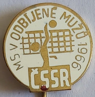 Volleyball World Championship Cup WC CSSR Praha Prague 1966 PIN A7/9 - Pallavolo