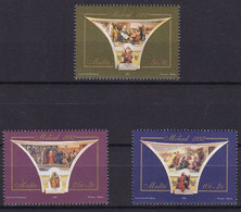 1992 Malta  Mi: 897-899 / Y&T: 876-878 ** 3 Werte. Weihnachten, Milied, Navida, Natale, Christmas - Malte