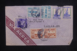 PEROU - Enveloppe Commerciale De Arequipa Par Avion  Pour Paris En 1950 - L 122261 - Perù