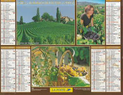 Calendrier De La Poste, Almanach Du Facteur: NORD, 2003: Champs De Lavande, Vignes, Ed. Oller - Grand Format : 2001-...