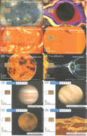 Greece-10 Different Cards (2 Set) With Theme Planetarium,07/2002-02/2003,sample(no Code) - Raumfahrt