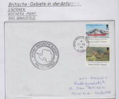 British Antarctic Territory (BAT) 1998 Ship Visit RRS Bransfield Ca Rothera 20 MR 98 (RH172) - Lettres & Documents