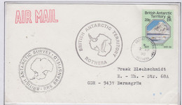 British Antarctic Territory (BAT) 1990 Ship Visit RRS Bransfield Ca Rothera 20 AP 1990 (RH172B) - Lettres & Documents