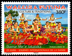 Wallis Et Futuna 2022 - Culture Et Traditions, Danse Me'e Lakalaka - 1 Val Neuf // Mnh - Ongebruikt