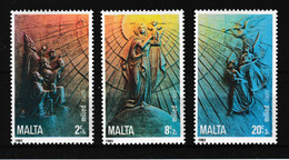 1985 Malta  Mi: 736-738 / Y&T: 717-719. 3er Werte ** Weinachten, Navidad, Christmas, Milied - Malte