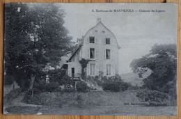 48 : Environs De Marvejols - Château Du Lignon - Pli Horizontal - (n°22700) - Marvejols