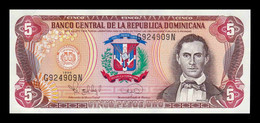 República Dominicana 5 Pesos Oro 1996 Pick 152a SC UNC - Dominicaine