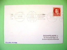 Sweden 1985 Cover To Belgium - King Carl XVI / EFTA Cancel - Cartas & Documentos