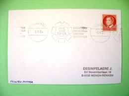 Sweden 1985 Cover To Belgium - King Carl XVI / EFTA Cancel - Briefe U. Dokumente