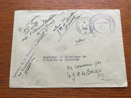 SCH1230 Frankreich Brief Poste Aux Armées In Der Französischen Zone Empfänger Unbekannt Zurück - Cartas