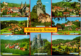 33568 - Deutschland - Fränkische Schweiz , Gößweinstein , Tüchersfeld , Obertrubach , Muggendorf , Mehrbildkarte - Forchheim