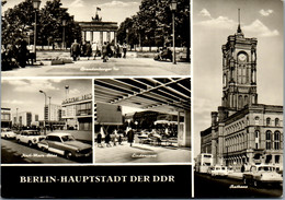 33654 - Deutschland - Berlin , Hauptstadt Der DDR , Lindencorso , Karl Marx Allee , Brandenburger Tor , Mehrbildkarte - Mitte
