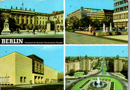 33663 - Deutschland - Berlin , Humboldt Universität , Interhotel Unter Den Linden , Komische Oper , Blick Vom Strausberg - Mitte