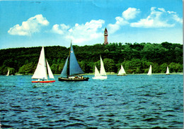 33799 - Deutschland - Berlin , Blick Auf Havel Und Grunewald Turm , Segelboot - Grunewald