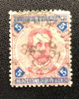 ITALY, Used Stamp, « 5 Centesimi », Mi. 59, Sa. 63, 1898 - Dienstzegels