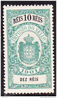 Fiscal/ Revenue, Portugal, 1901 - Imposto Do Sello -|-  MNH** . Com Goma - Usado