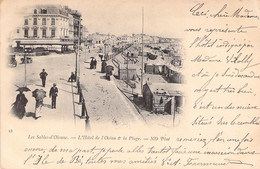 CPA Les Sables D'olonne - L'hotel De L'océan Et La Plage - Carte Précurseur Animé - Oblitéré En 1901 - Sables D'Olonne