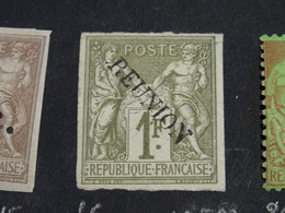 Réunion Timbre Type Sage 1 Franc N° 16 En L'état (*) - Ongebruikt