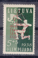 Lithuania Litauen 1938 Mi#421 Mint Hinged - Litauen