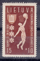 Lithuania Litauen 1939 Mi#429 Mint Never Hinged - Lithuania