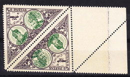 Lithuania Litauen 1933 Mi#355 A Mint Never Hinged Pair - Lithuania