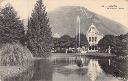 CPA Luchon - Le Lac Du Casino - Oblitéré En 1906 - Luchon
