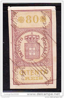 Fiscal/ Revenue, Portugal 1879 - Imposto Do Sello -|- 80 Reis - Usati