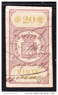 Fiscal/ Revenue, Portugal 1879 - Imposto Do Sello -|- 20 Reis - Usado