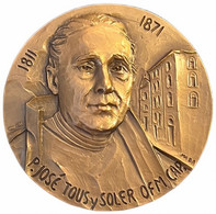 ESPAÑA. MEDALLA DEDICADA AL PADRE JOSÉ TOUS Y SOLER. 2.000. CON ESTUCHE ORIGINAL. ESPAGNE. SPAIN MEDAL - Professionali/Di Società