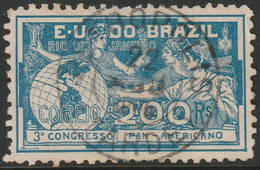 Brazil 1906 Sc 173 Bresil Yt 127 Used Petropolis Cancel - Oblitérés