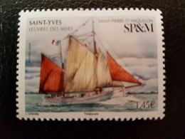 Pierre Miquelon 20 SPM  Boat Ship SAINT YVES Bateau Navire  Boot Barca 1v Mnh - Unused Stamps