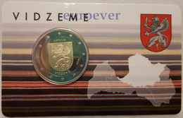 2 Euro Gedenkmünze 2016 Nr. 27 - Lettland / Latvia - Vidzeme BU Coincard - Lettland