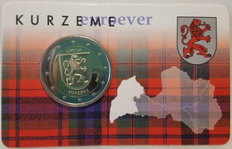 2 Euro Gedenkmünze 2017 Nr. 26 - Lettland / Latvia - Kurzeme BU Coincard - Lettland