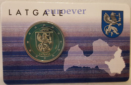 2 Euro Gedenkmünze 2017 Nr. 27 - Lettland / Latvia - Latgale BU Coincard - Lettonie