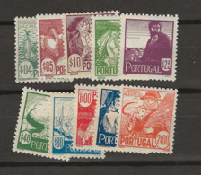1941 MNH Portugal Mi 632-41 Postfris** - Unused Stamps