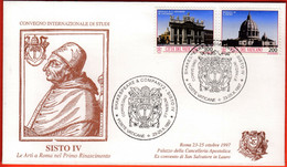 Vatican 1997 / Shakespeare & Company 2 - Pope Sisto IV / Convegno - Storia Postale