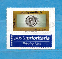 Italia ° - 2004 -  € 2,00 - Posta Prioritaria,  Unif. 2809. - 2001-10: Usados