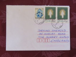 Poland 1999 Cover  To England - Easter - Zodiac Pisces - Lettres & Documents