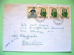 Poland 1997 Cover To Belgium - Zodiac - Aquarius Libra - Lettres & Documents