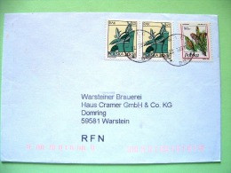 Poland 1999 Cover To Germany - Zodiac - Cancer - Pine Cones - Lettres & Documents