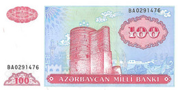 Azerbaijan 100 Manat 1993 Unc Pn 18b - Aserbaidschan